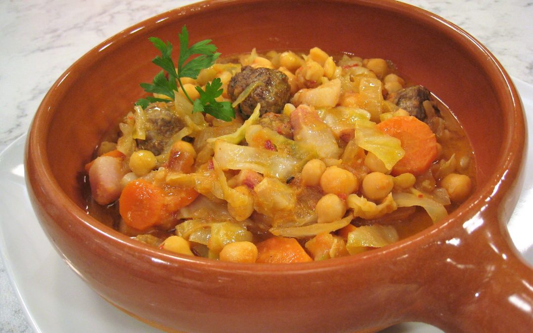 Albóndigas con Garbanzos