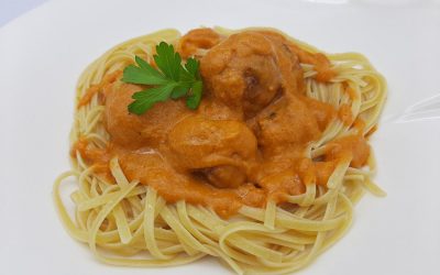 Albóndigas de sepia al pan frito