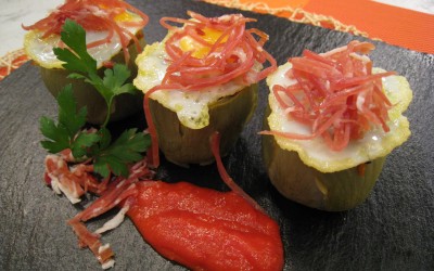 Alcachofas con jamón