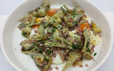 Alcachofas salteadas