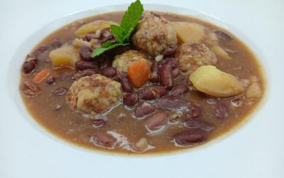 Guiso de alubias rojas