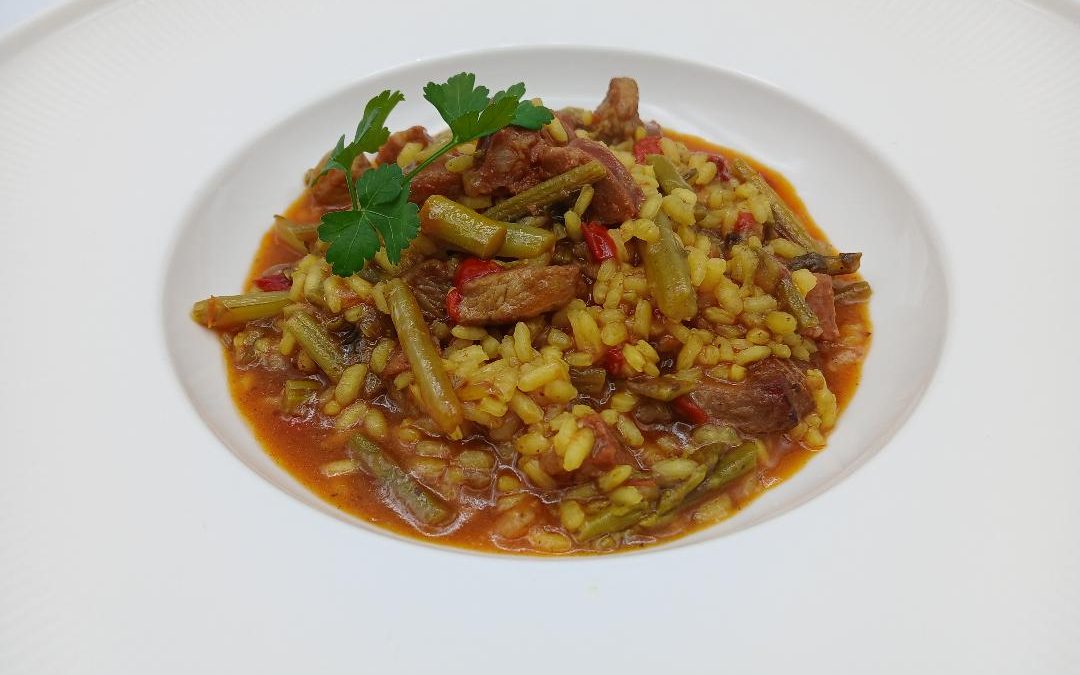 Arroz campero con tagarninas