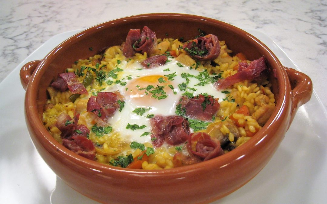 Arroz con Pollo y Huevo