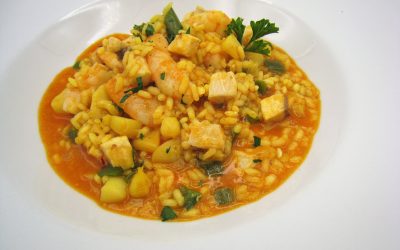 Arroz de pescado y marisco