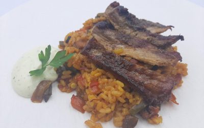 Arroz de secreto ibérico