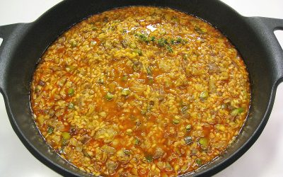 Arroz meloso de carrilleras