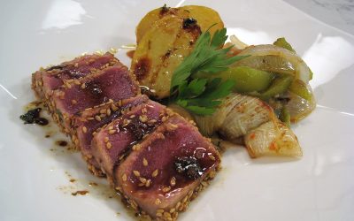 Atún de Almadraba con Escalivada