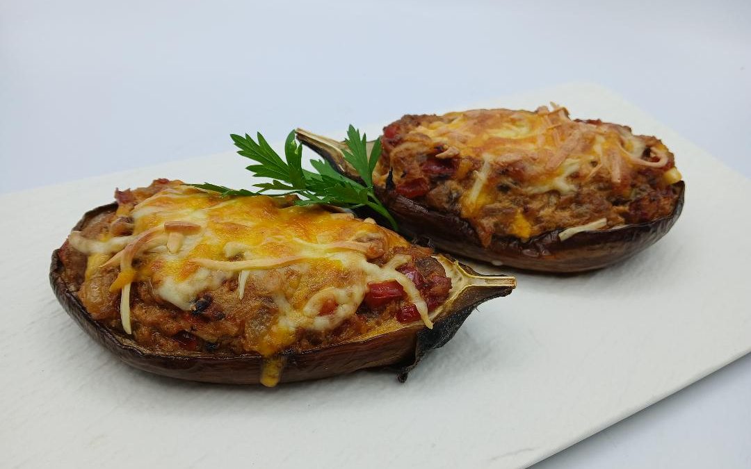 Berenjenas rellenas de atún