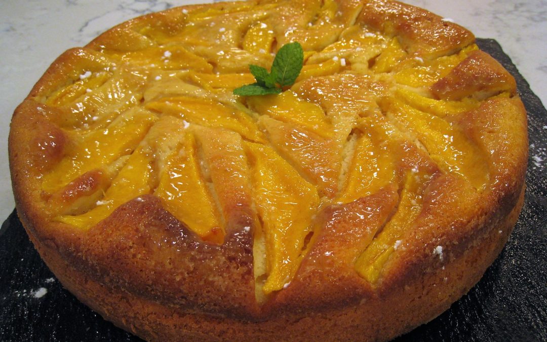 Bizcocho de Queso y Mango