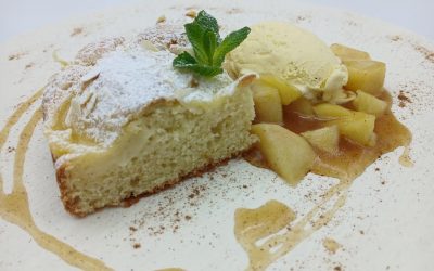 Bizcocho de vainilla y almendras