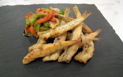 Boquerones fritos al limón