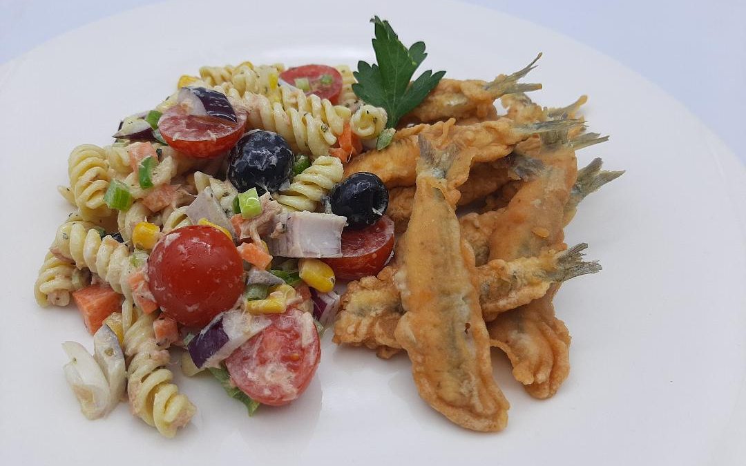 Boquerones fritos en adobo