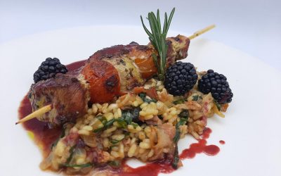 Brochetas de solomillo