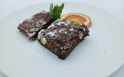 Brownie de naranja