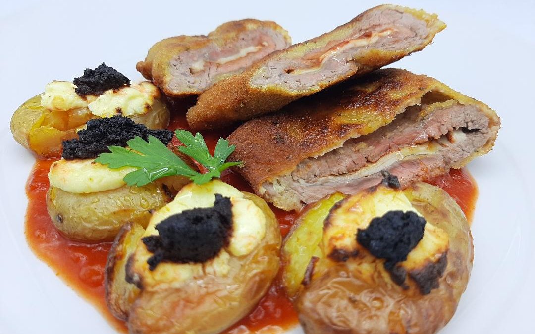 Cachopos de paté y queso