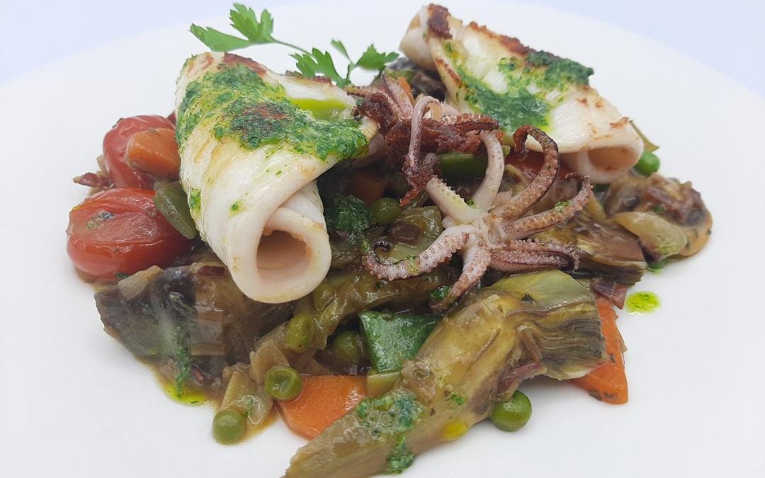 Calamar al ajoperejil