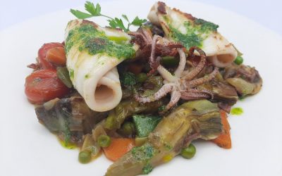 Calamar al ajoperejil