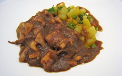 Calamares en salsa americana