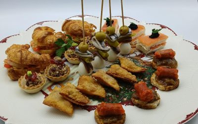 Canapés de Nochebuena
