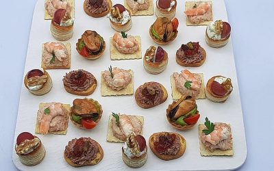 Canapés fríos de fin de año