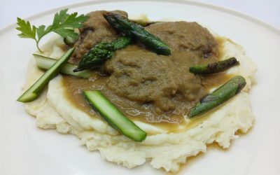 Carrilleras con puré trufado