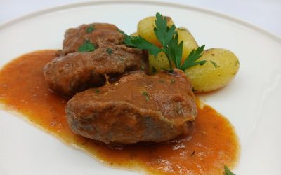 Carrilleras de cerdo a la miel