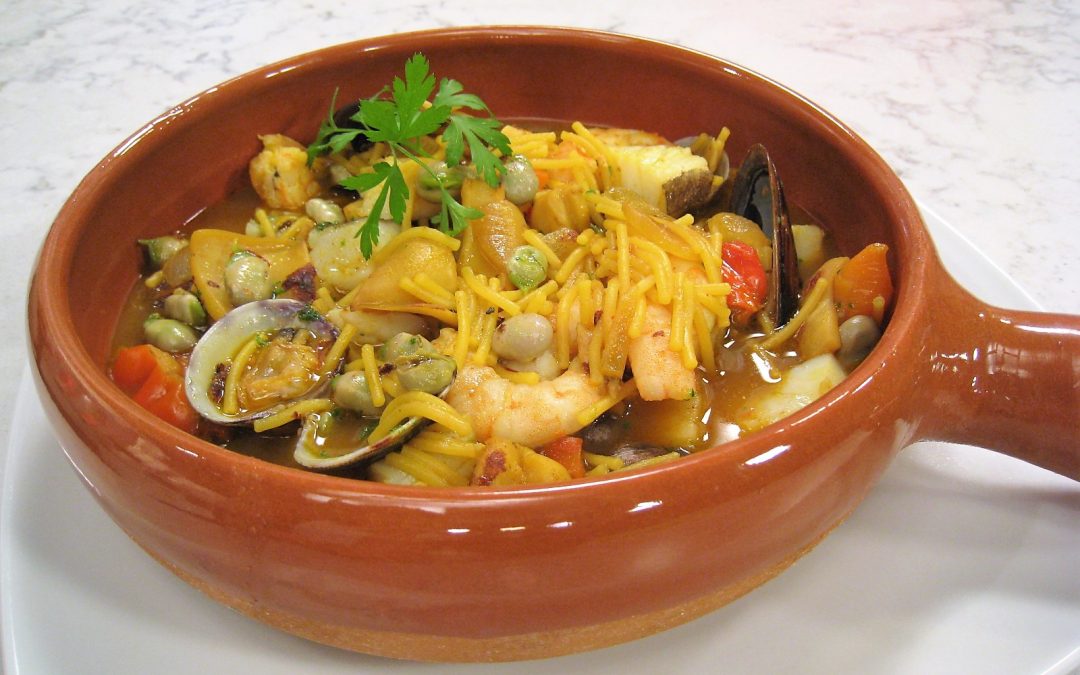 Cazuela de Bacalao con fideos