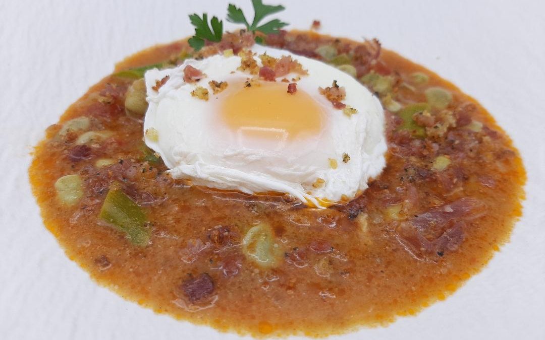 Cazuela de espárragos