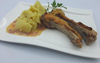 Chuletillas de cordero en costra