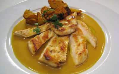 Churrasco con patatas