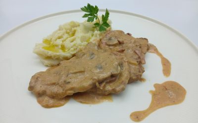 Churrasco de lomo en salsa