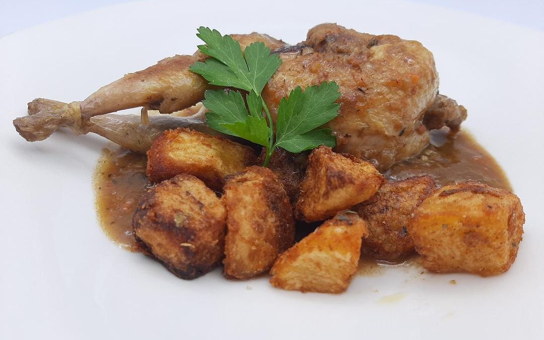 Codornices estofadas