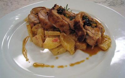 Cordero asado al horno