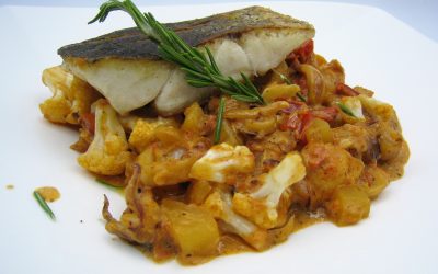 Corvina con chipirones