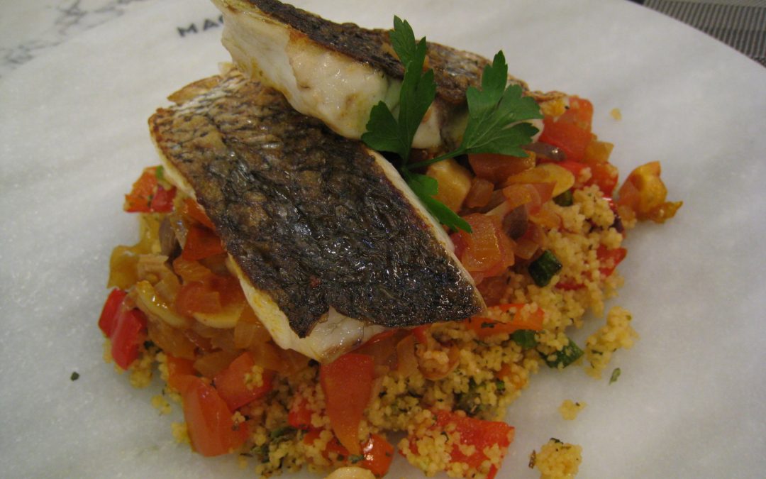 Corvina Estofada con setas