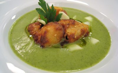 Crema de Brócoli con pollo