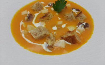 Crema de calabaza asada