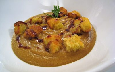 Crema de Lentejas con picatostes