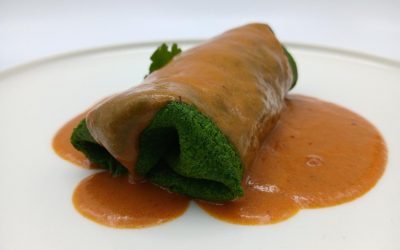 Crépes de langostinos