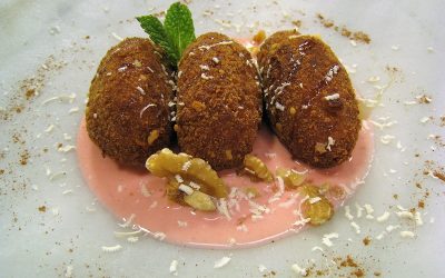 Croquetas de arroz con leche