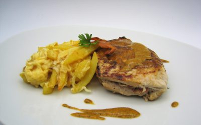 Churrasco de lomo con chimichurri