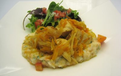 Dados de Pollo en escabeche