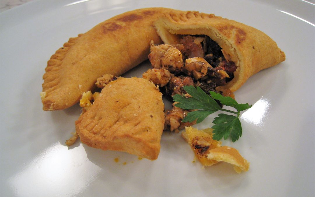Empanadillas fritas de pollo