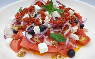 Ensalada de queso fresco