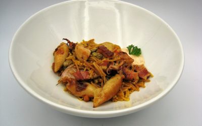 Fideuá de calamares