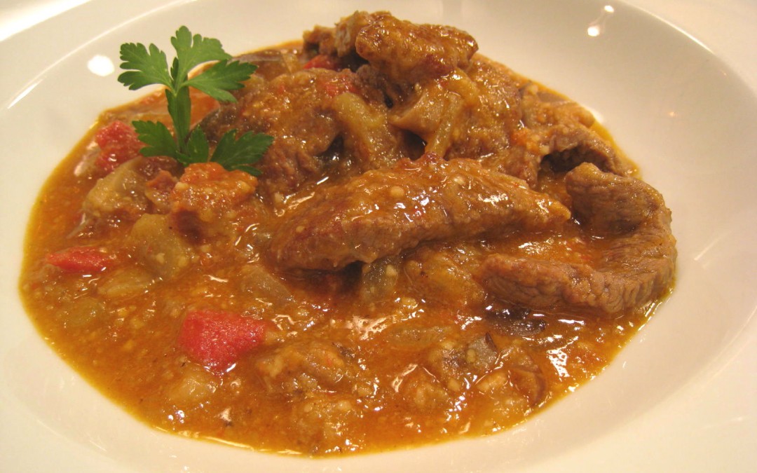 Filetitos en salsa con setas