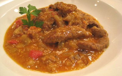 Filetitos en salsa con setas