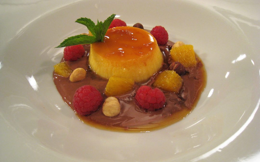 Flan de Naranja