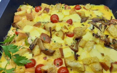 Frittata de gambas