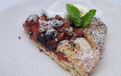 Galette de frutos rojos
